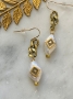 Pearl and Chain Earrings - SALE