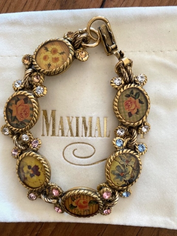 Maximal Art Bracelet - Blooming Cameo - SALE