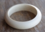 White Retro Bangle