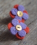 Floral Button Earring Chic