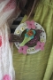 Cocoa Wreath Birdie Pin