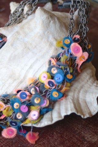 Festive Tulle Necklace - SALE