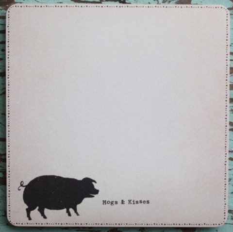 Hogs & Kisses Notepad