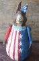 Patriotic Roly Poly Rabbit - HTF - SALE