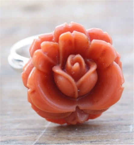 Tiny Rose Coral - Size 6 - SALE