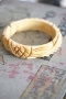 HOTCAKES Sculpted Bangle Ivory - SALE