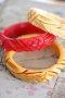 HOTCAKES Sculpted Bangle Ivory - SALE