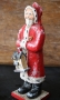 Red Santa with Toy House