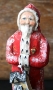 Red Santa with Toy House