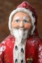 Red Santa with Toy House