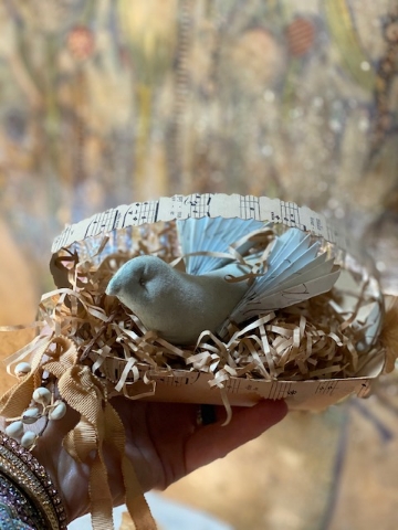A Bluebird Basket - SALE 