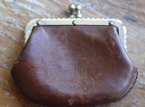 Vintage Leather Coin Purse