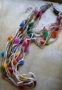 Silk & Bead Tumble Necklace 