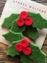 Holly Jolly Brooch - SALE