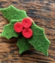 Holly Jolly Brooch - SALE