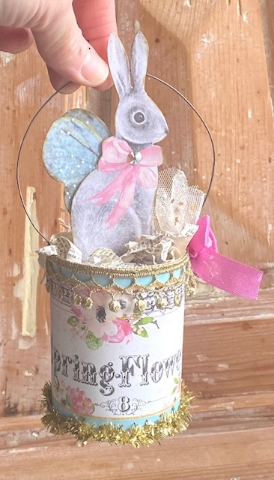 Bunny Easter Basket - SALE