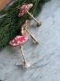 Snowcapped Trio of Mushrooms