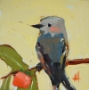 Scissortail Flycatcher & Persimmon Tree – 8x8