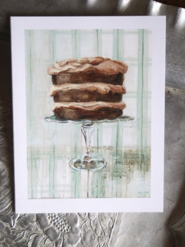 Mini Print/Card - Teddy Chocoton Cake