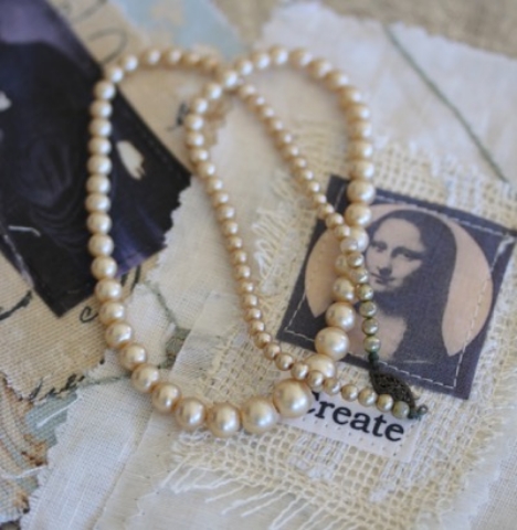 Vintage Pearl Strand No.4 - SALE