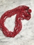 Ruby Seed Bead Necklace - SALE
