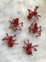 Vintage Chenille Spider – Red