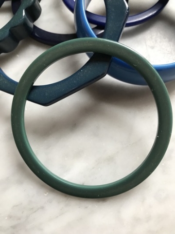 Vintage Seafoam Bakelite Spacer