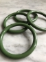 Vintage Lucite Emerald Bangle