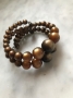 Vintage Mocha & Smoke Cuff - SALE