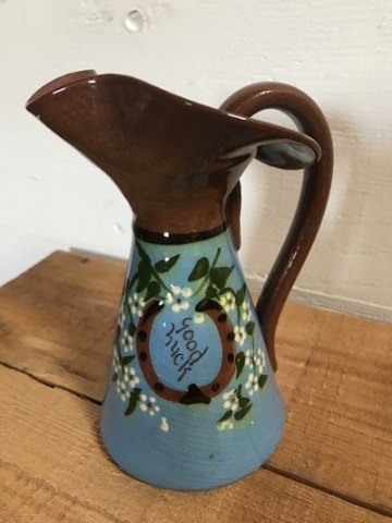 Lucky Horseshoe - Pierced Rim Jug