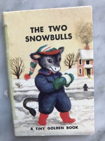 The Two Snowbulls - Vintage Mini Book