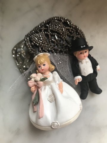 Mini Madame Alexander - VINTAGE- Bride & Groom - SET