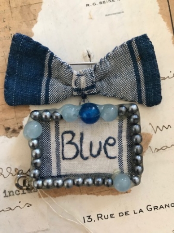 Blue Brooch 