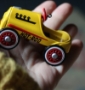 Mini Yellow Hot Rod - Vintage