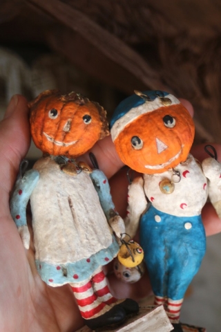 Raggedy Pumpkin Pals - RARE SET - SALE