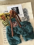 Faye Overalls – Sage & Goldenrod Set