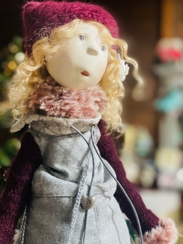 Linna - OOAK Doll & SnowPal Set - 48cm/"19