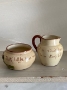 Mini Cottage Sugar & Creamer – Set #1