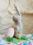Vintage 1940s Easter Bunny – Blue Velveteen