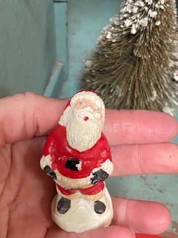 Vintage Chalkware Santa #3