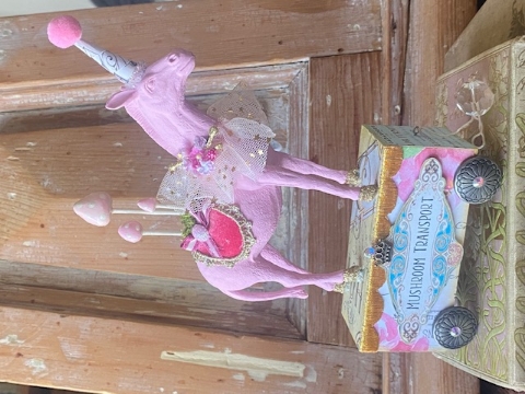 Magical Mushroom Transport Pulltoy