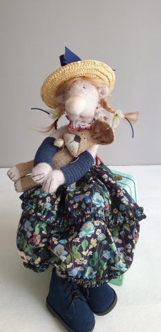 Bon Voyage - Lana & Bunny - OOAK Art Teddy Set 50cm/19.5"