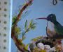 Picture of Hummingbird and Nest - 14 x 11 - SALE