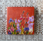 Picture of Penstemon Floral on Copper – 5x5 - SALE