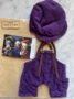 Picture of FAYE OVERALLS & CAP SET – VIOLET CORDS ooak Set by Alice's Tears
