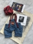 Picture of Faye Overalls –  Berry Blues Set