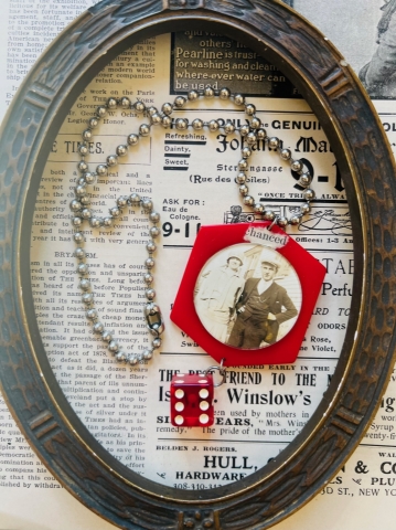 Picture of Chanced – OOAK Art Necklace by Dara DiMagno