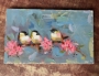 Picture of Three Chickadees & Cherry Blossoms - 13x21 - SALE