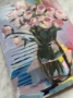 Picture of Spray Roses in Mason Jar - 9x12