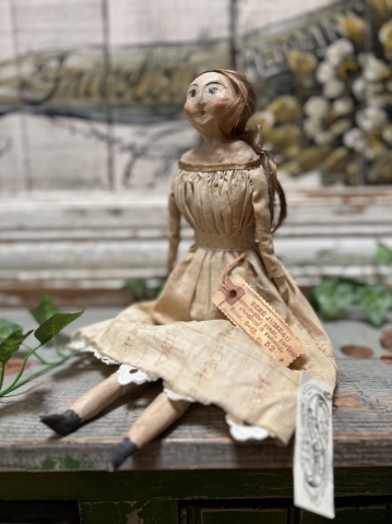 Picture of Collette Mon Cherie - by Nicol Sayre ooak folk doll